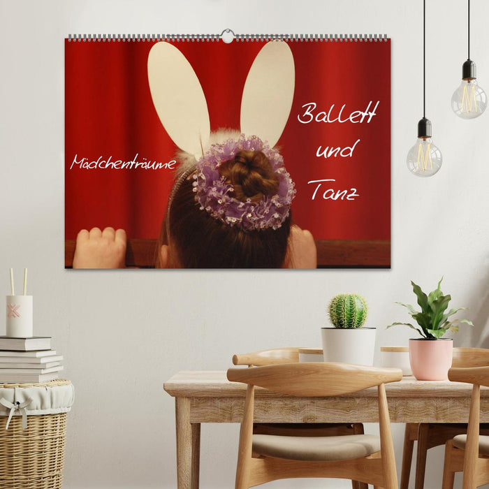 Mädchenträume - Ballett und Tanz (CALVENDO Wandkalender 2026)