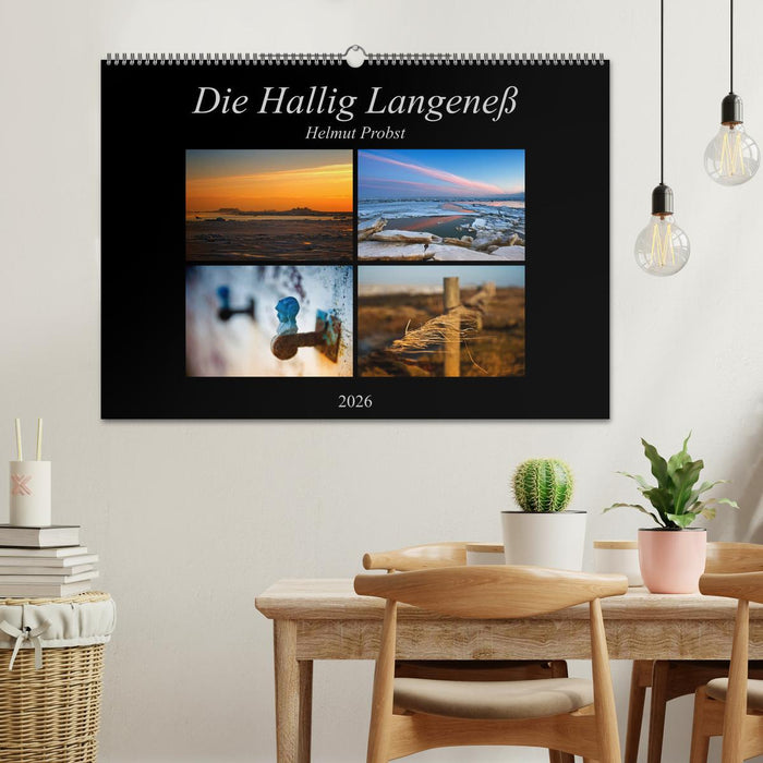 Die Hallig Langeneß (CALVENDO Wandkalender 2026)