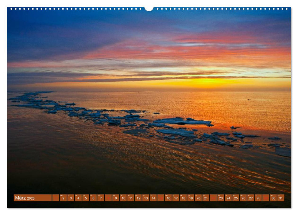 Die Hallig Langeneß (CALVENDO Wandkalender 2026)