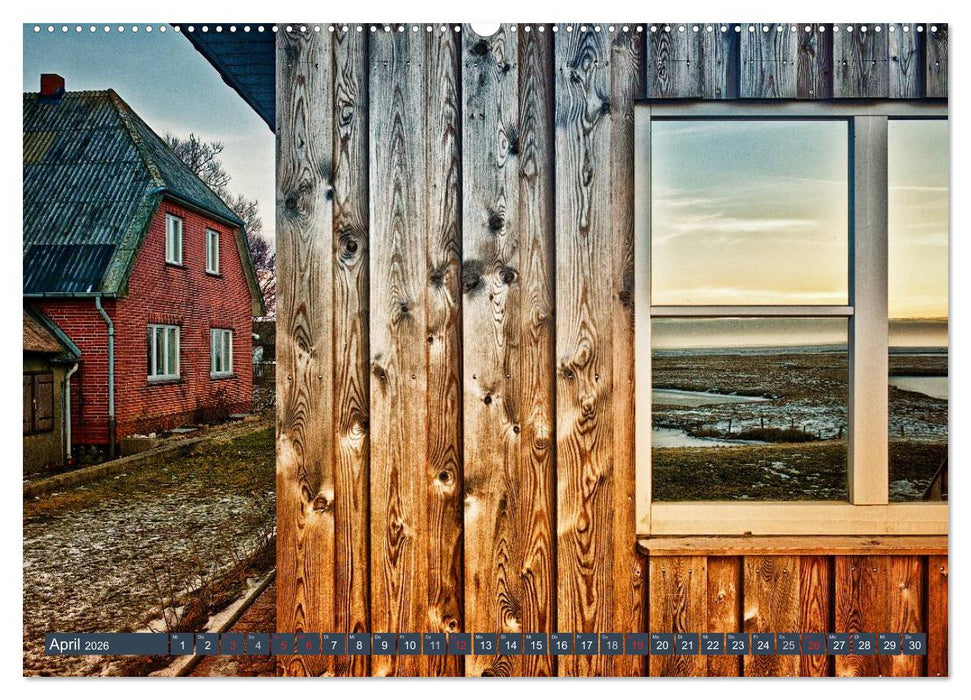 Die Hallig Langeneß (CALVENDO Wandkalender 2026)