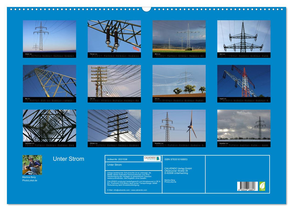 Unter Strom (CALVENDO Wandkalender 2026)