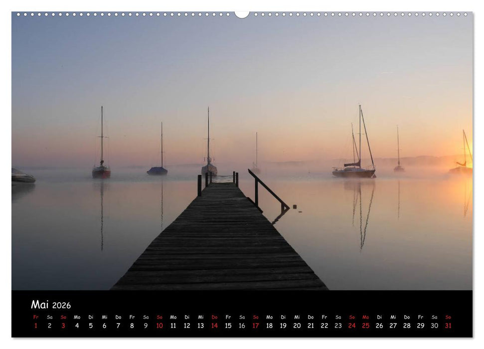 Starnberger See - Silent Moments (CALVENDO Premium Wandkalender 2026)