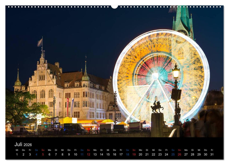 ZÜRICH - Little Big City (CALVENDO Premium Wandkalender 2026)