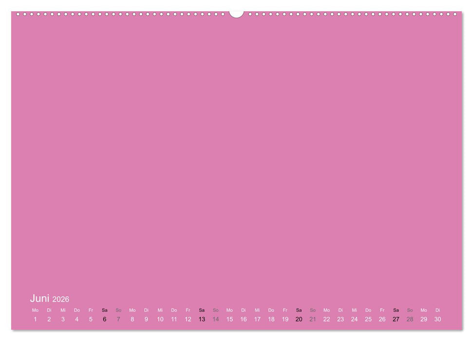 Bastelkalender - Pink (CALVENDO Wandkalender 2026)