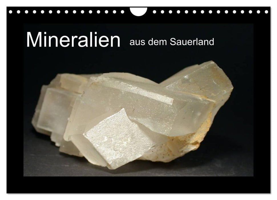 Mineralien aus dem Sauerland (CALVENDO Wandkalender 2026)