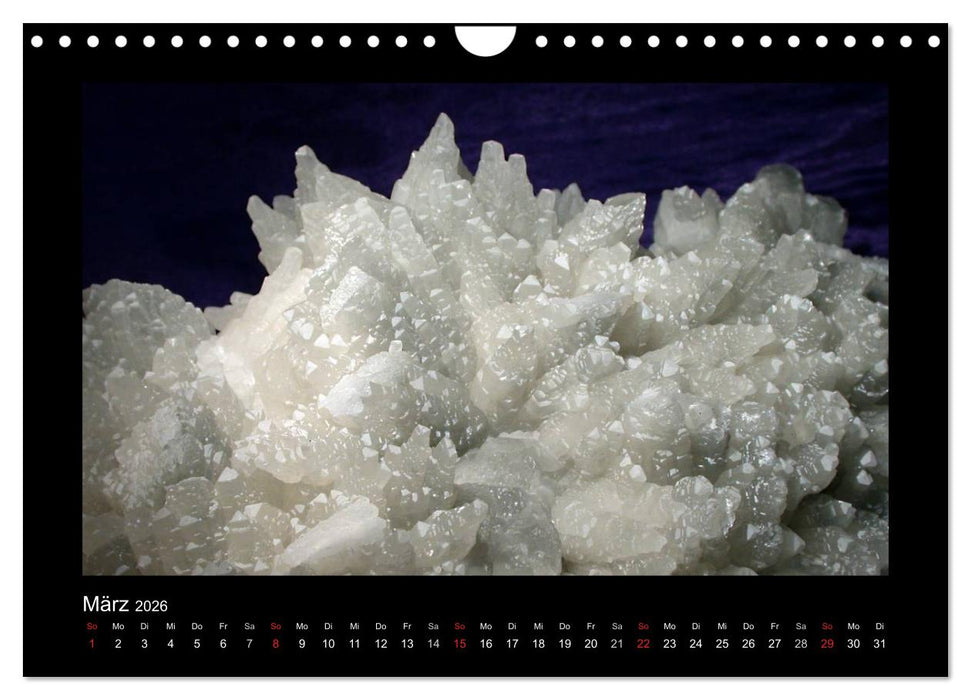 Mineralien aus dem Sauerland (CALVENDO Wandkalender 2026)