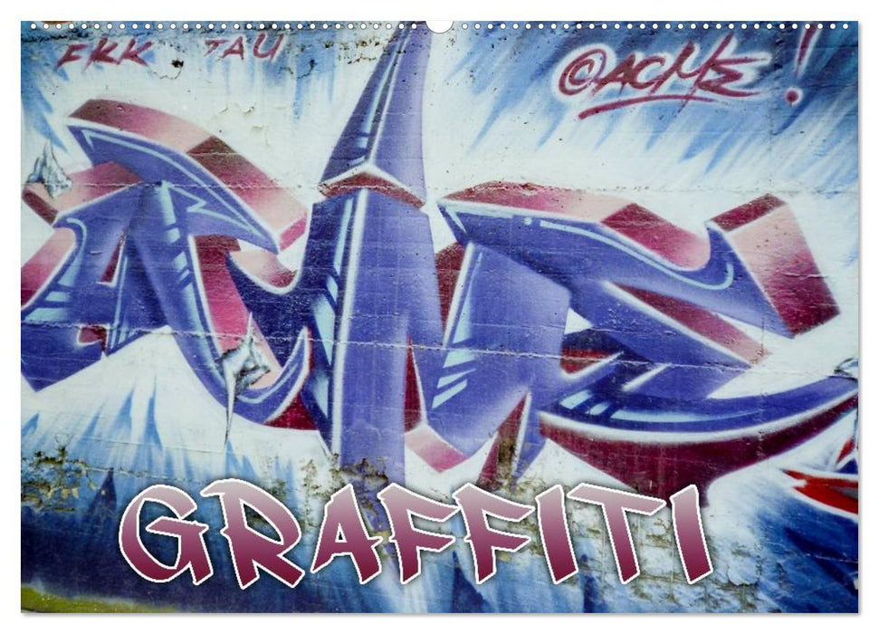Graffiti - Kunst aus der Dose (CALVENDO Wandkalender 2026)