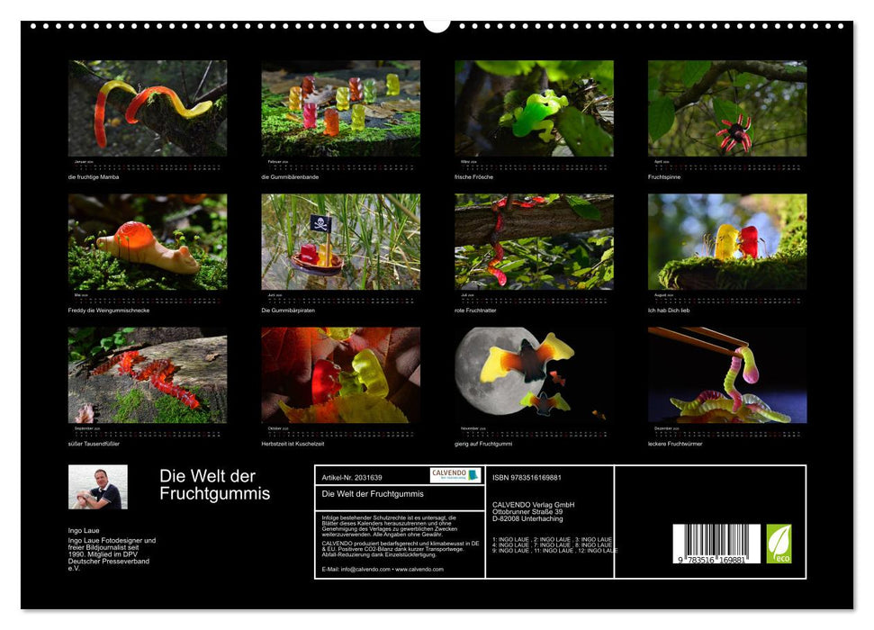 Die Welt der Fruchtgummis (CALVENDO Premium Wandkalender 2026)