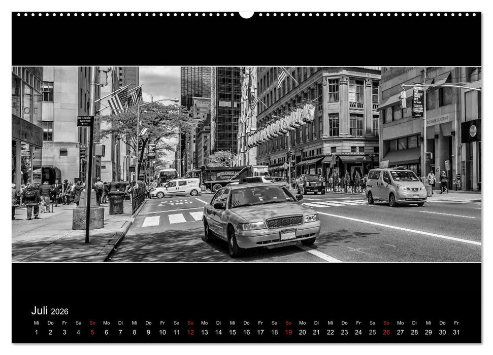 NEW YORK CITY Höhepunkte im Panoramaformat (CALVENDO Premium Wandkalender 2026)