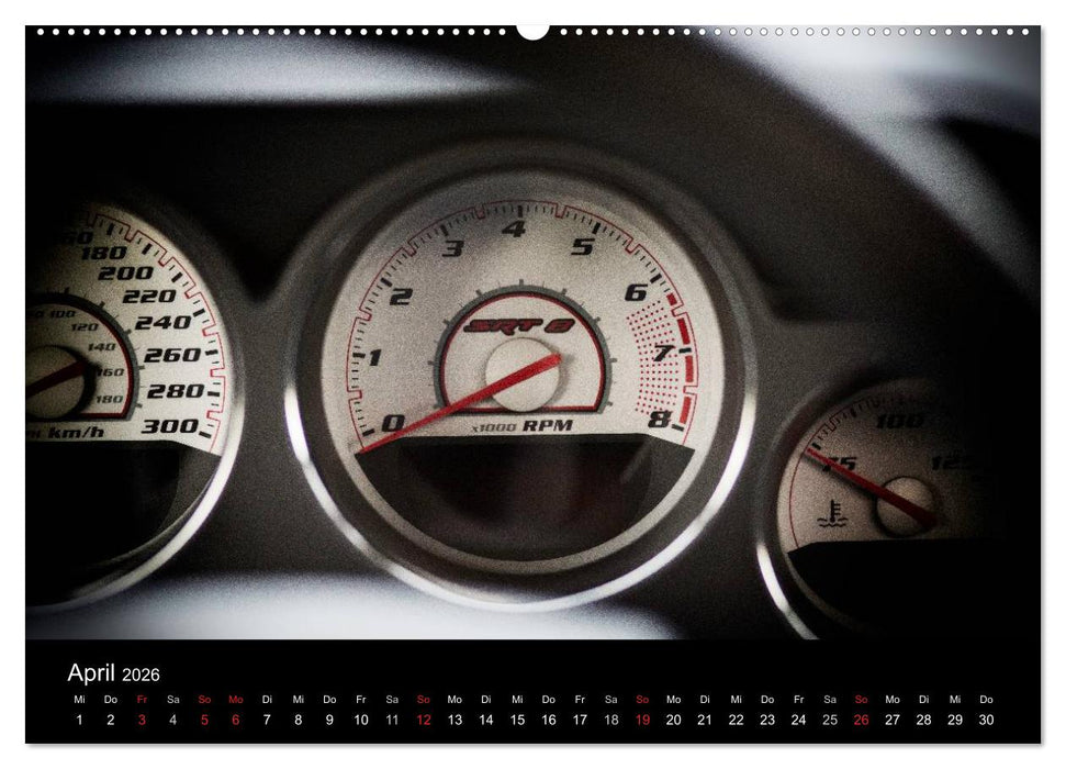 Dodge Challenger SRT8 (CALVENDO Wandkalender 2026)
