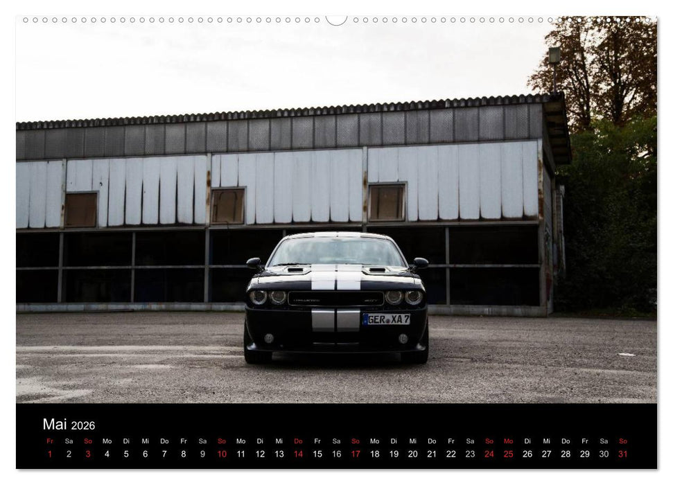 Dodge Challenger SRT8 (CALVENDO Wandkalender 2026)