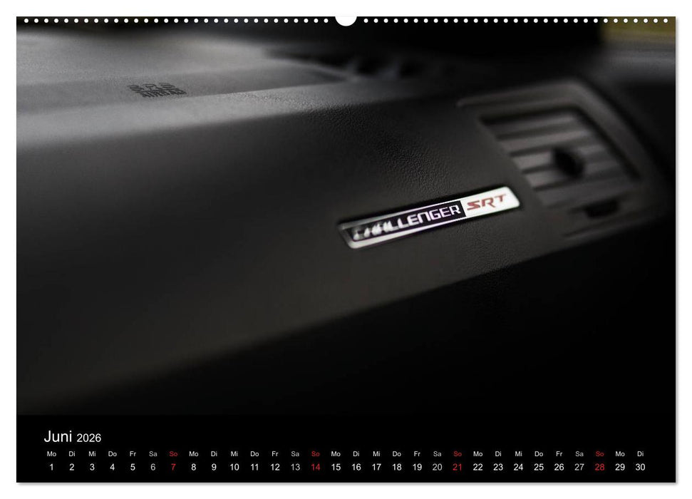 Dodge Challenger SRT8 (CALVENDO Wandkalender 2026)