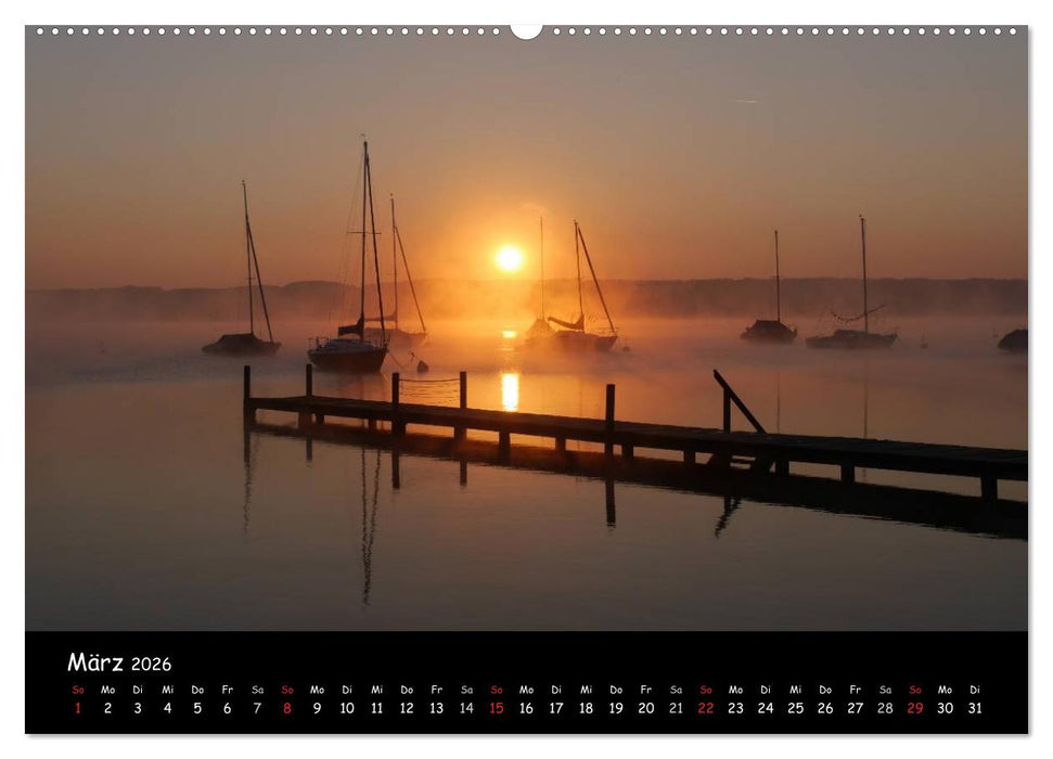 Starnberger See - Silent Moments (CALVENDO Wandkalender 2026)