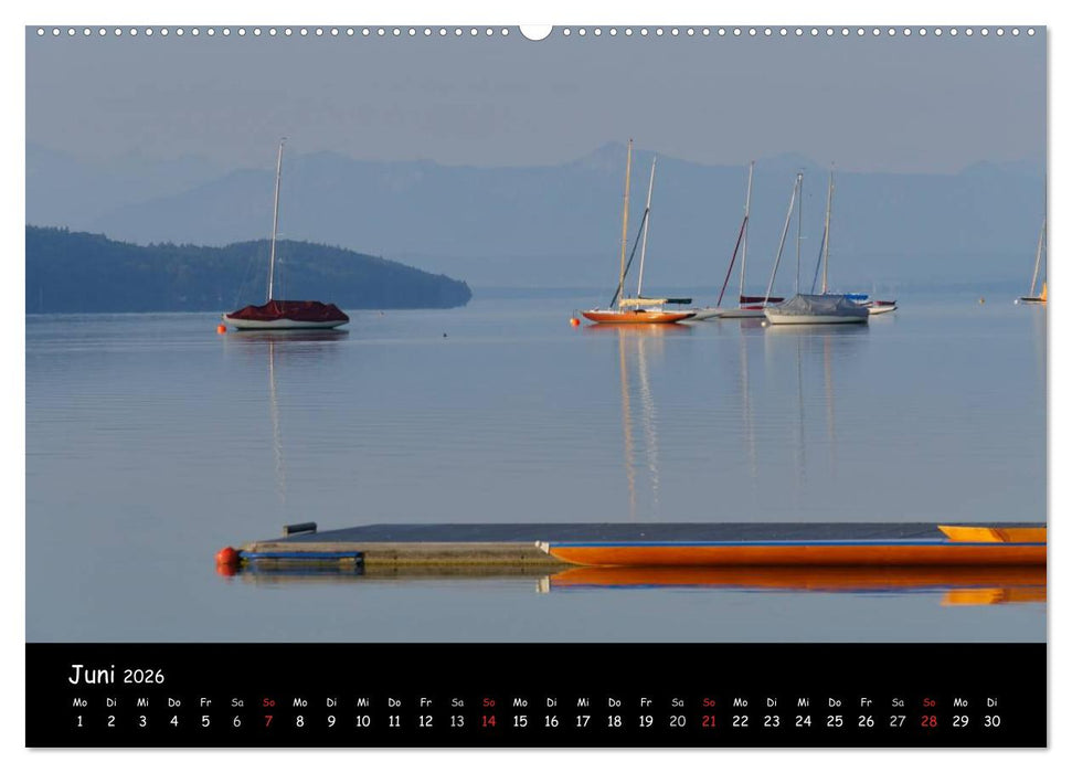 Starnberger See - Silent Moments (CALVENDO Wandkalender 2026)
