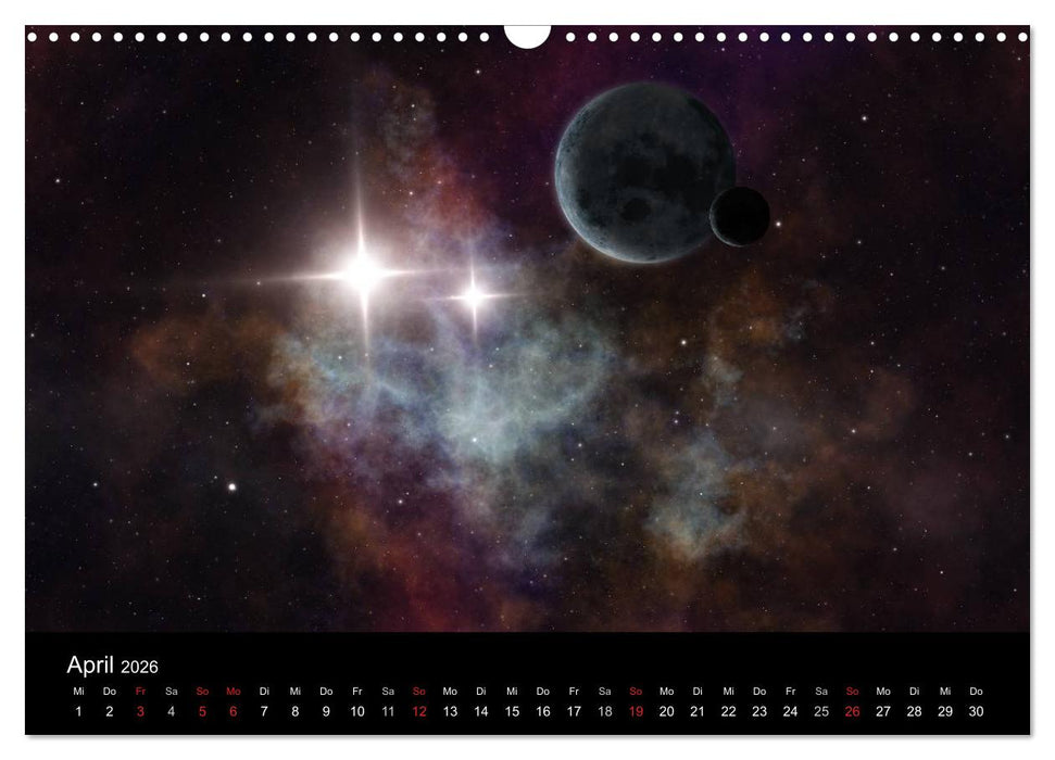 Ferne Welten (CALVENDO Wandkalender 2026)