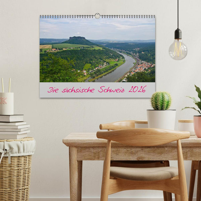 Die sächsische Schweiz 2026 (CALVENDO Wandkalender 2026)