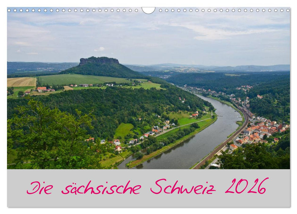 Die sächsische Schweiz 2026 (CALVENDO Wandkalender 2026)