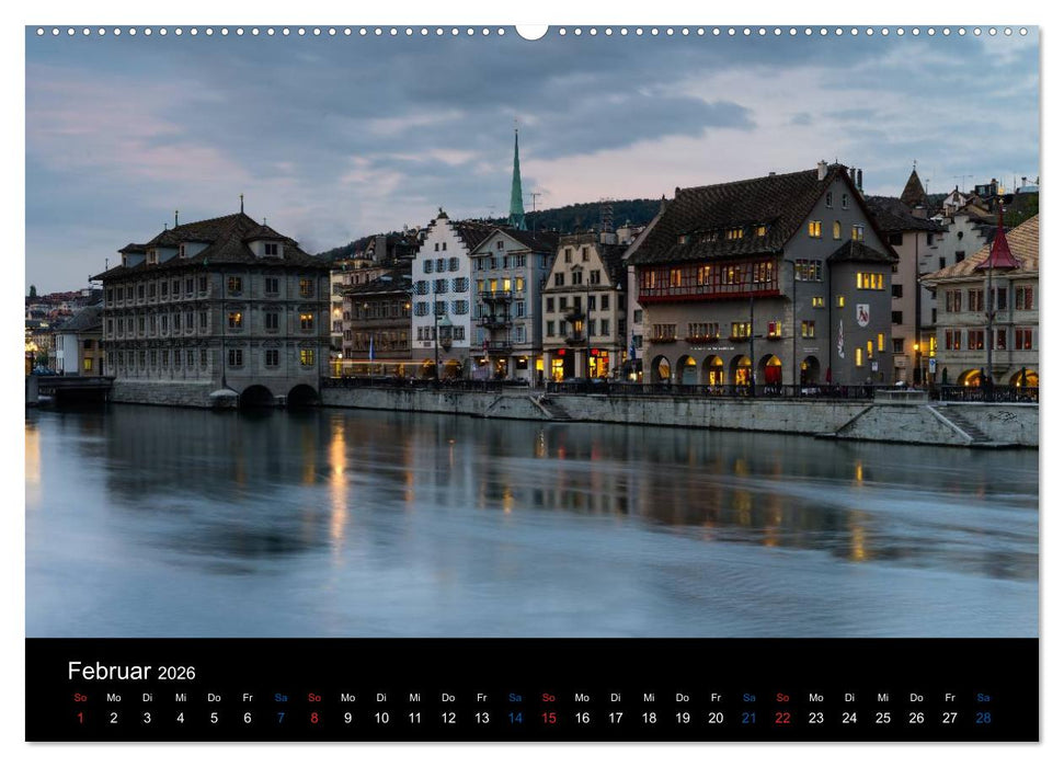 ZÜRICH - Little Big City (CALVENDO Wandkalender 2026)