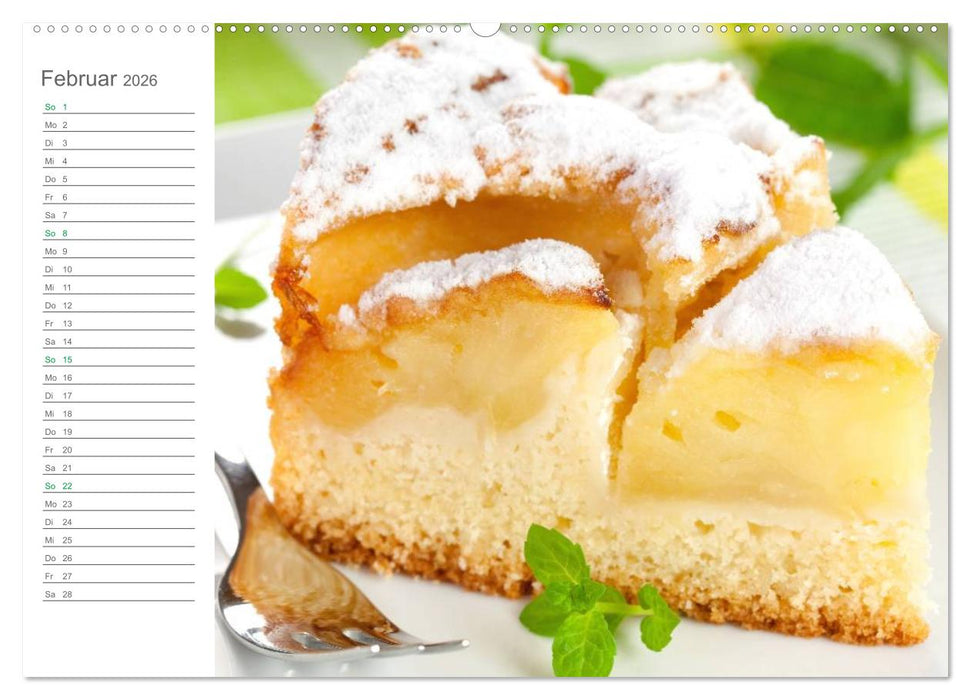 Mhhh ... Kuchenzeit Mein Küchenplaner (CALVENDO Premium Wandkalender 2026)