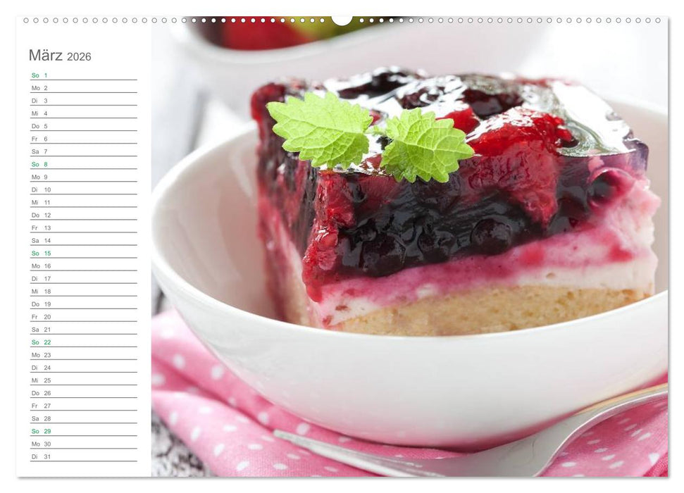 Mhhh ... Kuchenzeit Mein Küchenplaner (CALVENDO Premium Wandkalender 2026)