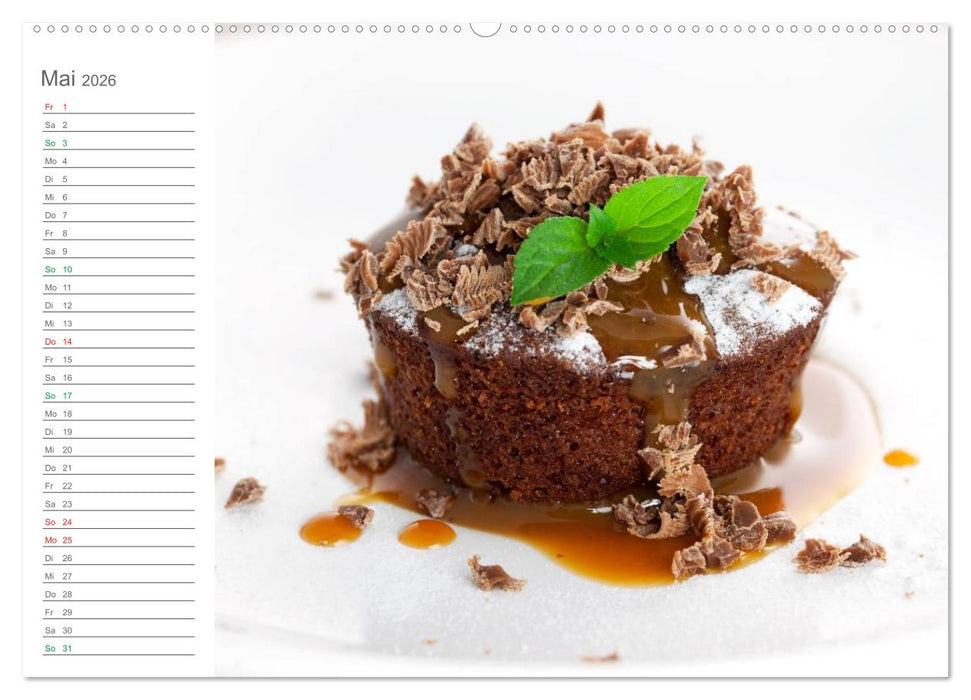Mhhh ... Kuchenzeit Mein Küchenplaner (CALVENDO Premium Wandkalender 2026)