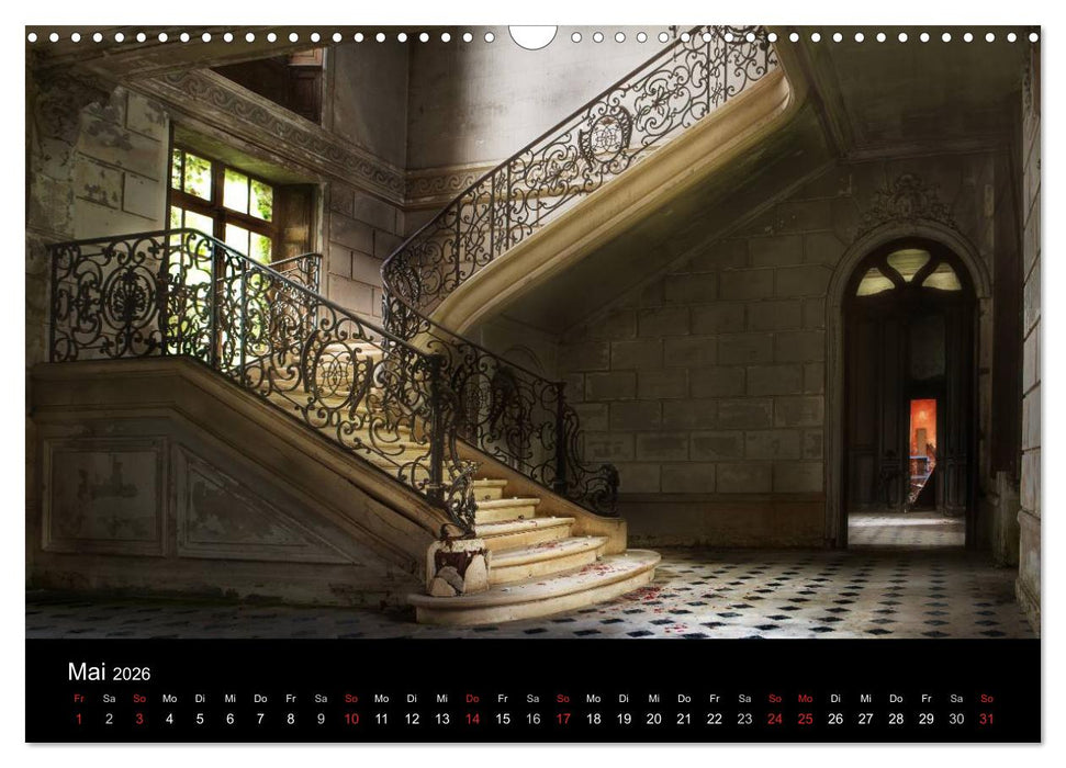 Vergessene und verlassene schöne Orte (CALVENDO Wandkalender 2026)