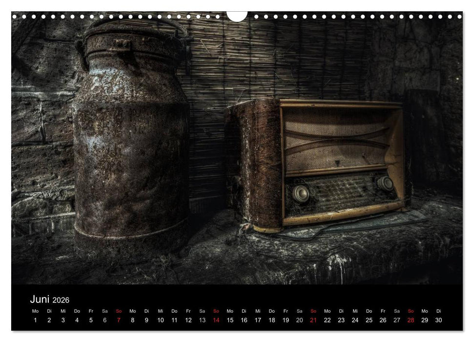 Vergessene und verlassene schöne Orte (CALVENDO Wandkalender 2026)