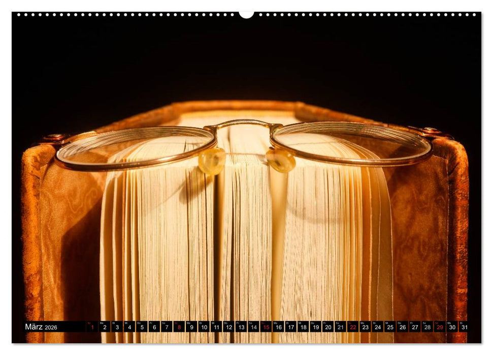 Welt der Bücher (CALVENDO Premium Wandkalender 2026)
