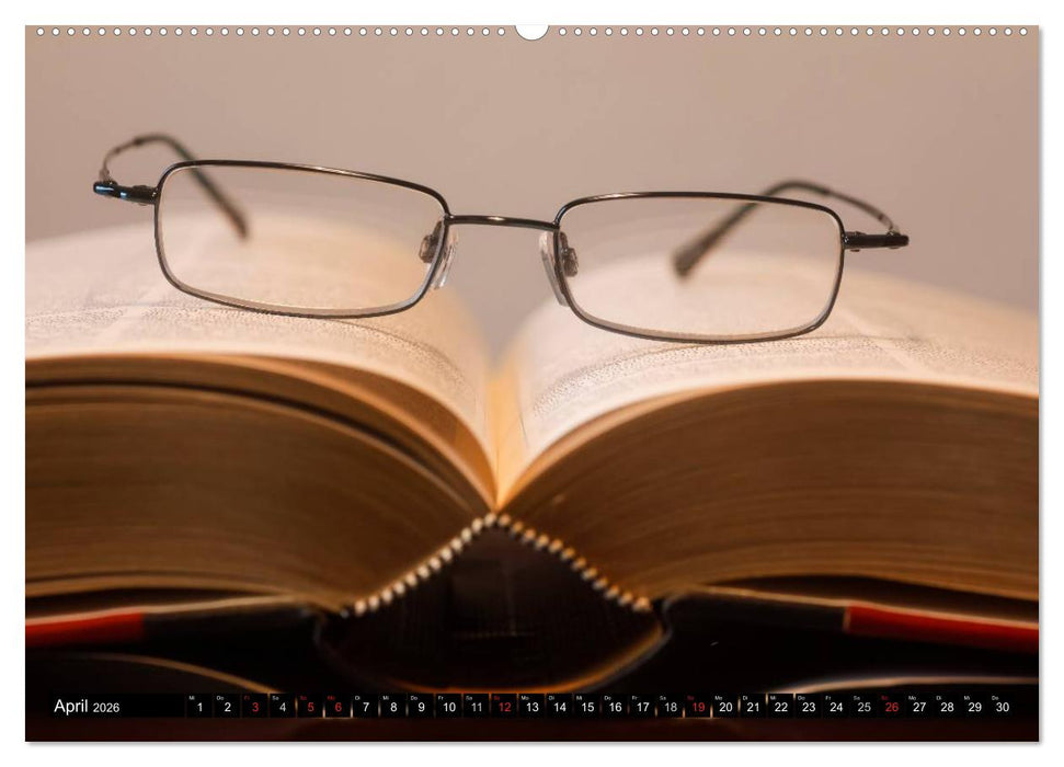 Welt der Bücher (CALVENDO Premium Wandkalender 2026)