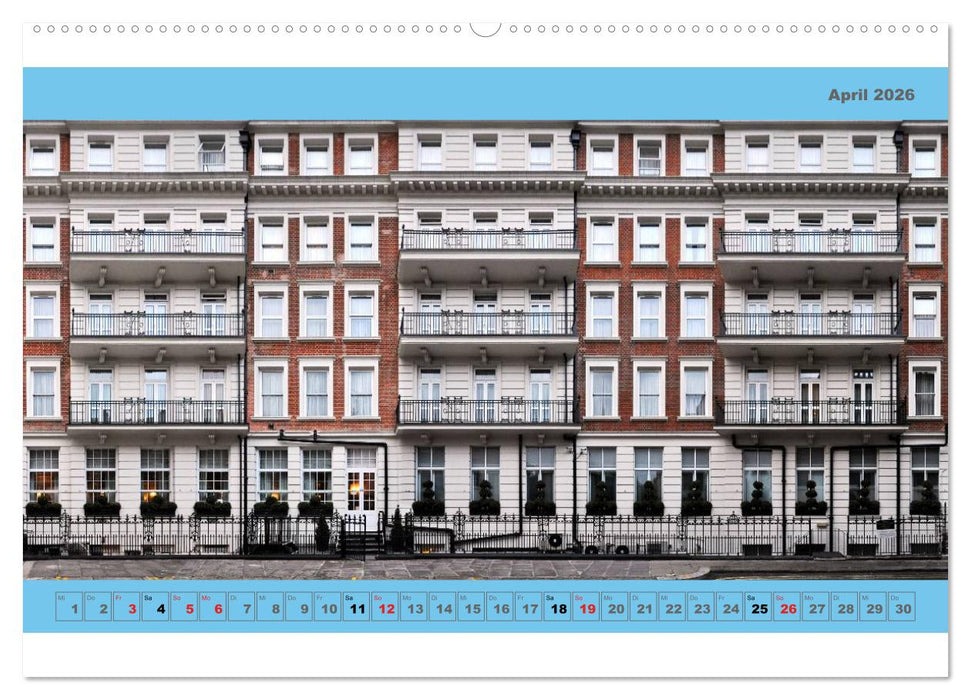 London Fassade 2026 (CALVENDO Wandkalender 2026)