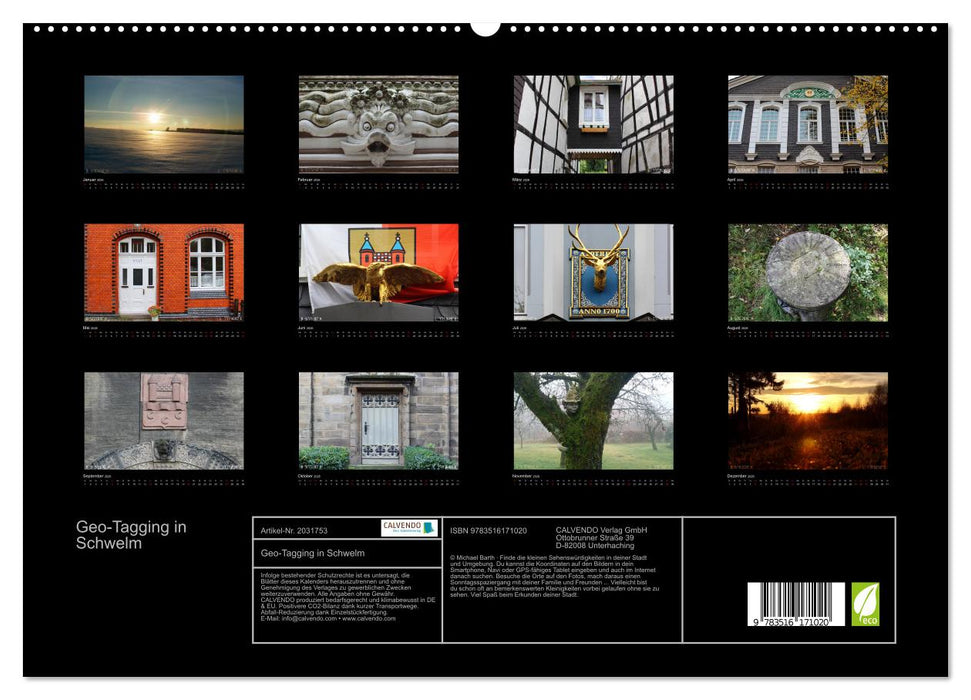 Geo-Tagging in Schwelm (CALVENDO Premium Wandkalender 2026)