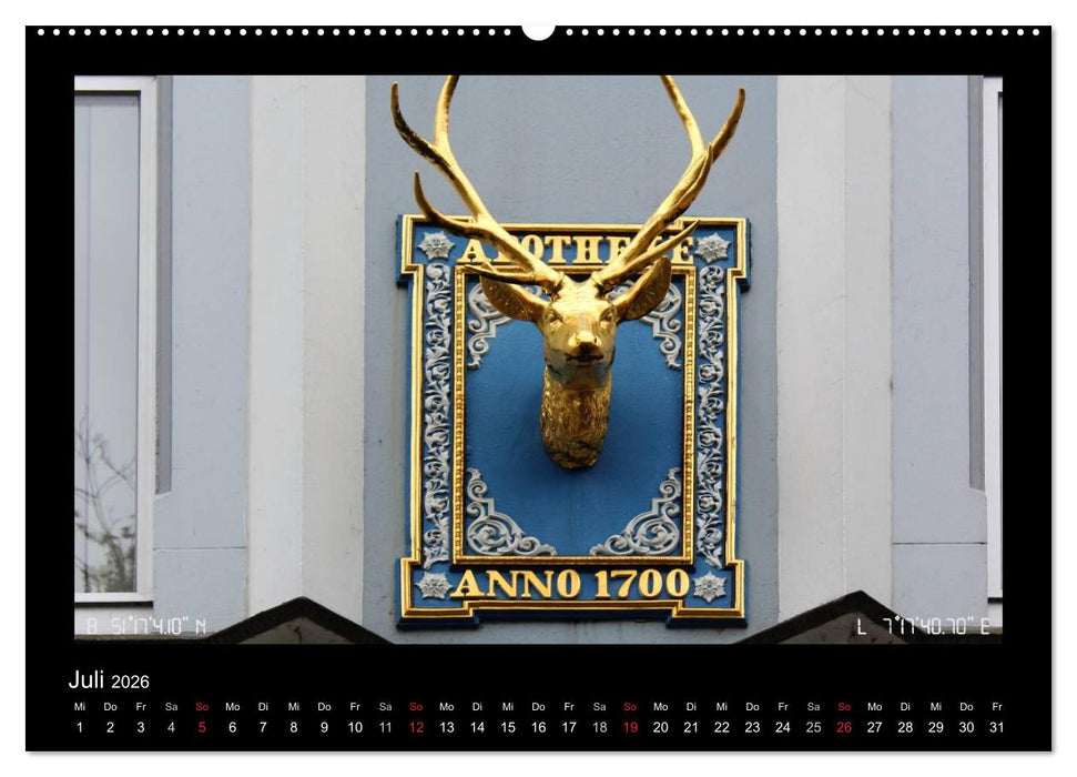 Geo-Tagging in Schwelm (CALVENDO Premium Wandkalender 2026)