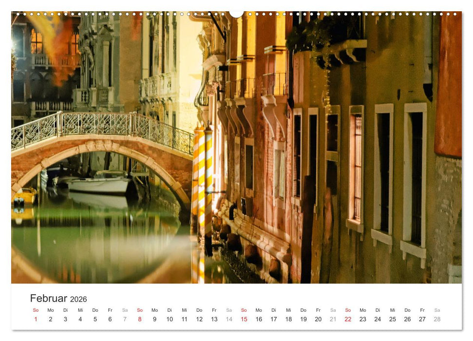 Das stille Venedig (CALVENDO Premium Wandkalender 2026)