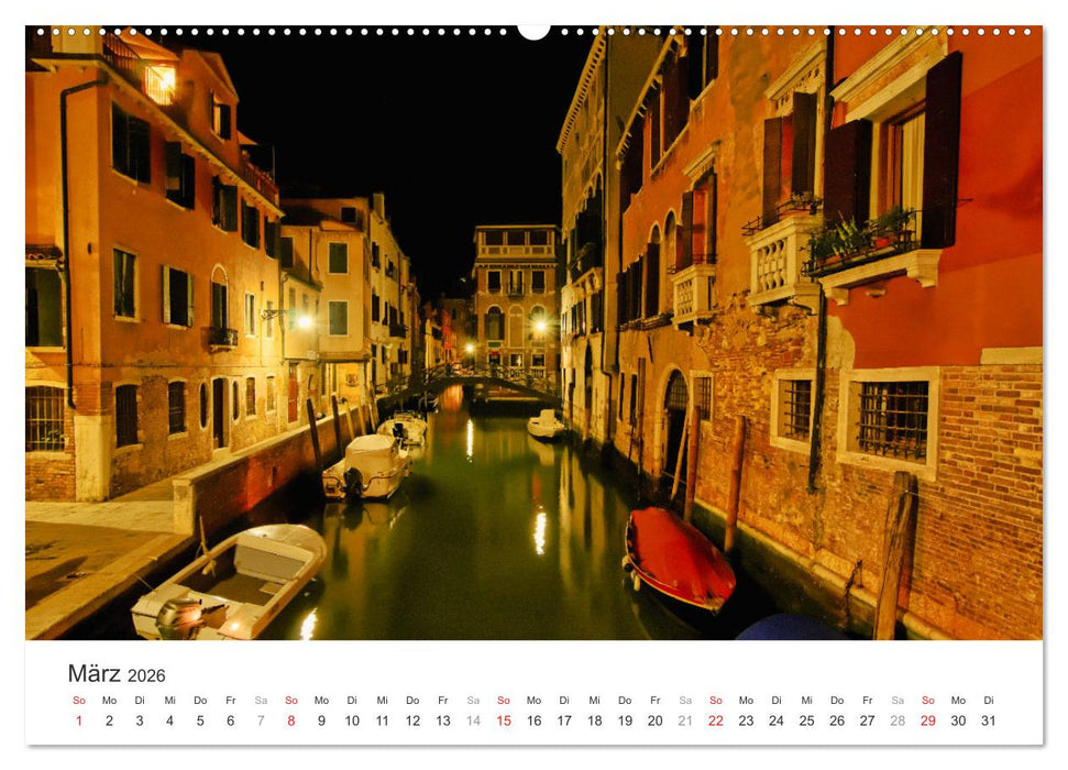 Das stille Venedig (CALVENDO Premium Wandkalender 2026)