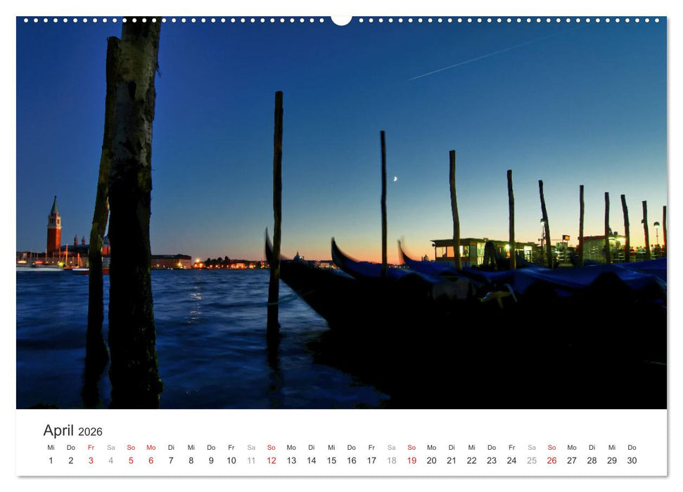 Das stille Venedig (CALVENDO Premium Wandkalender 2026)