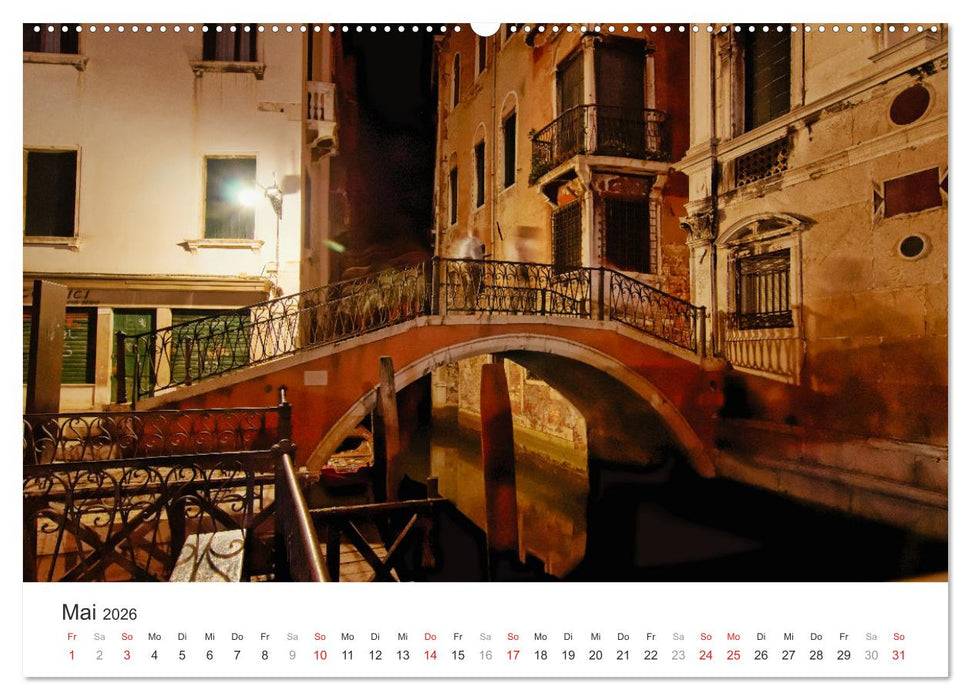 Das stille Venedig (CALVENDO Premium Wandkalender 2026)