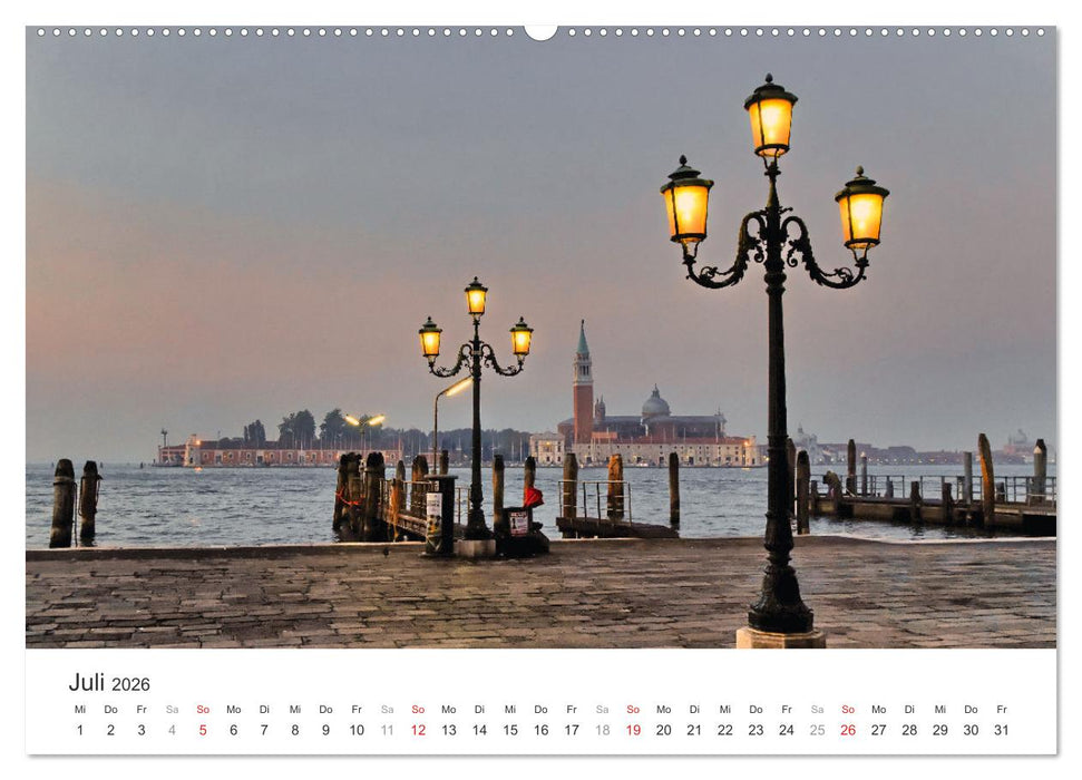 Das stille Venedig (CALVENDO Premium Wandkalender 2026)