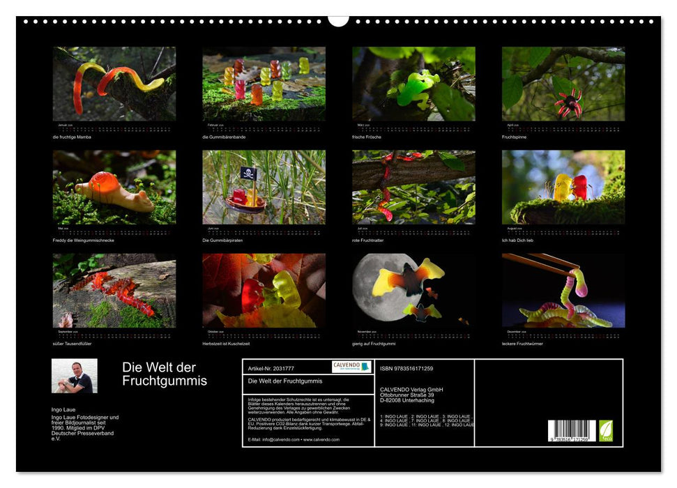 Die Welt der Fruchtgummis (CALVENDO Wandkalender 2026)