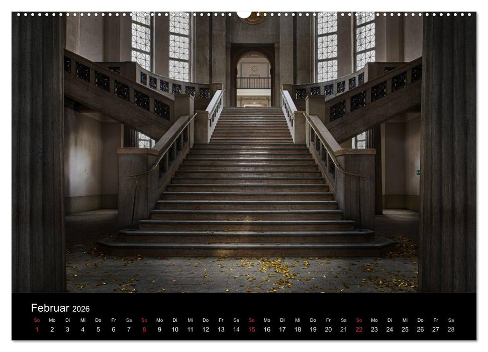 Geheimnisvolle Orte - Lost Places (CALVENDO Wandkalender 2026)