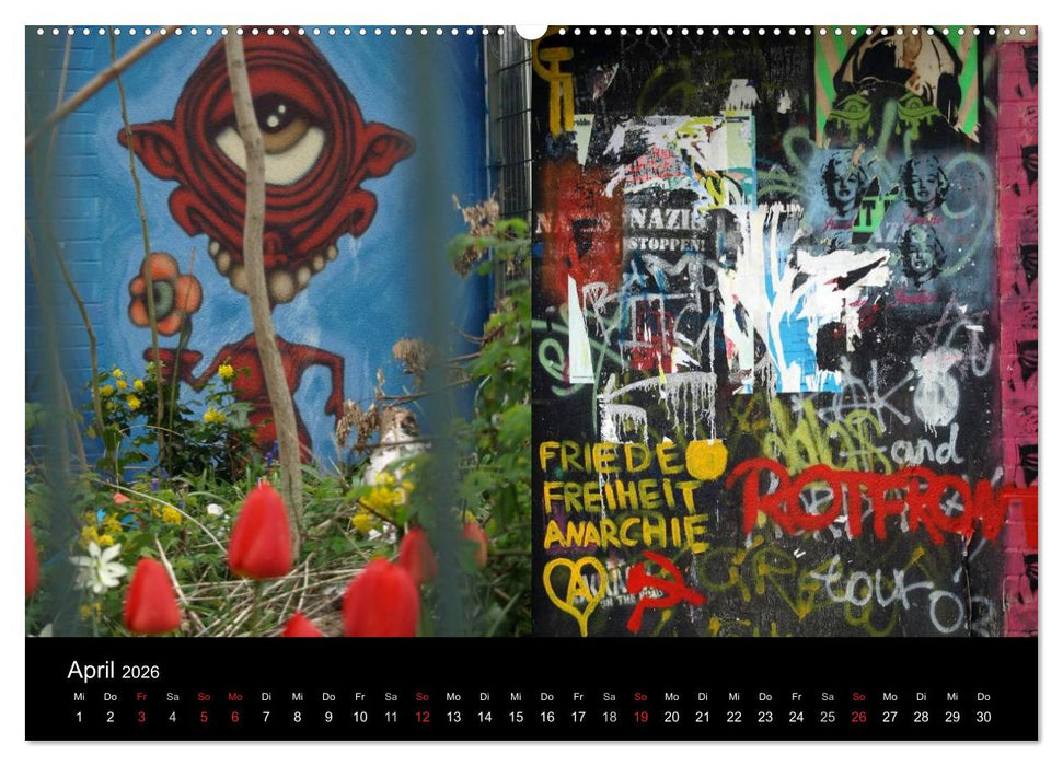 Grafitti 2026 (CALVENDO Wandkalender 2026)