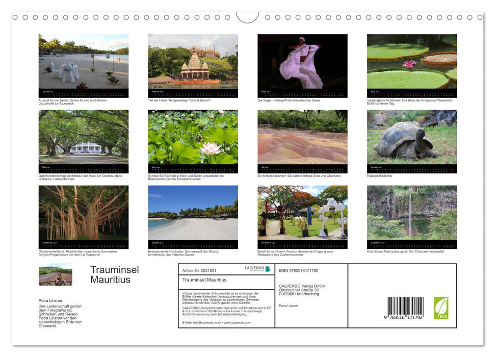 Trauminsel Mauritius (CALVENDO Wandkalender 2026)