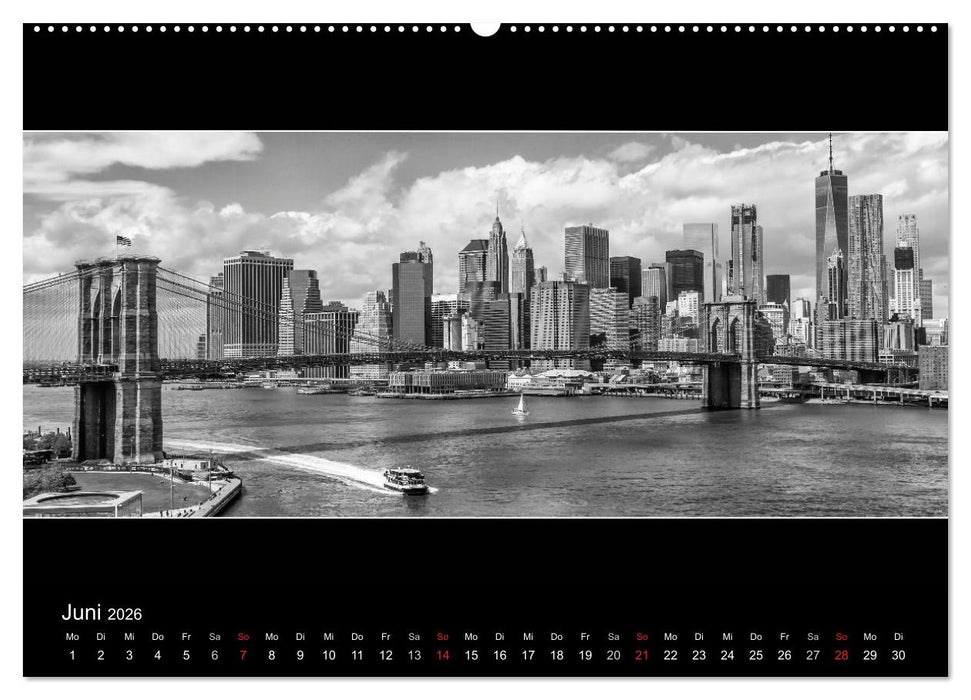 NEW YORK CITY Höhepunkte im Panoramaformat (CALVENDO Wandkalender 2026)