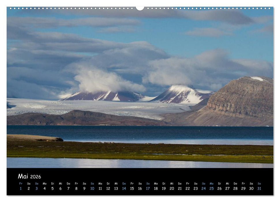 Spitzbergen (CALVENDO Wandkalender 2026)