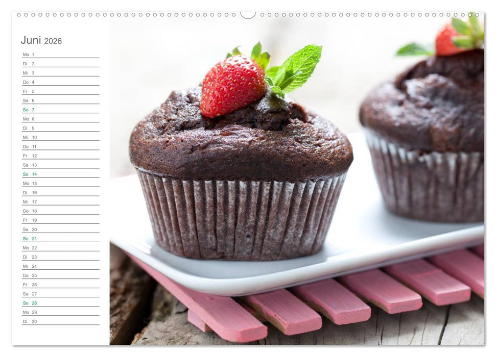 Mhhh ... Kuchenzeit Mein Küchenplaner (CALVENDO Wandkalender 2026)