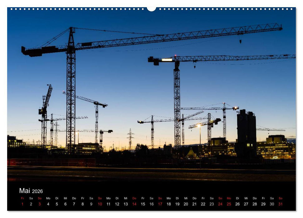 Baustellen (CALVENDO Wandkalender 2026)