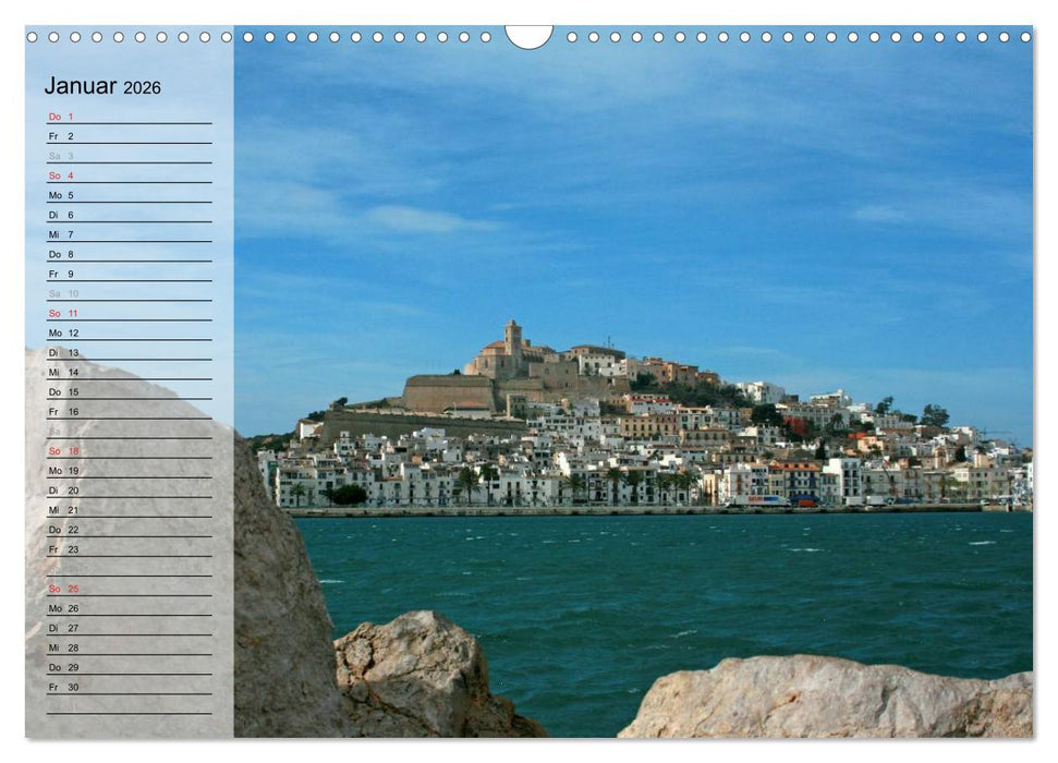 Zauberhaftes Ibiza - Terminplaner (CALVENDO Wandkalender 2026)