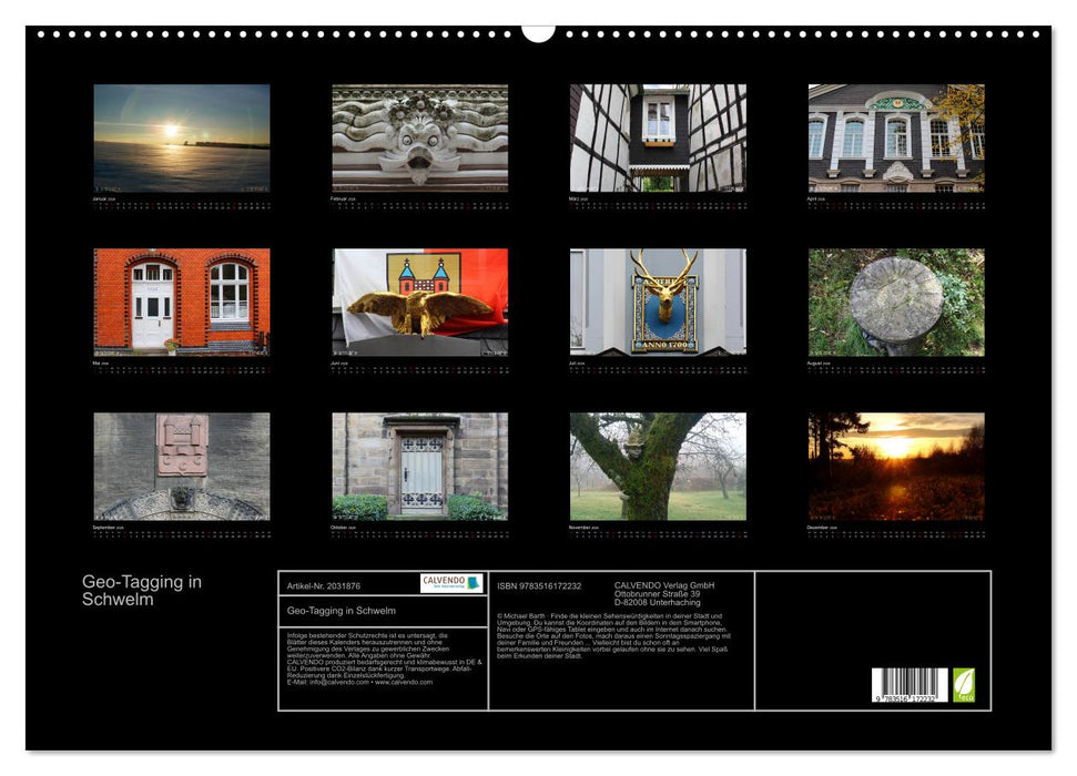 Geo-Tagging in Schwelm (CALVENDO Wandkalender 2026)