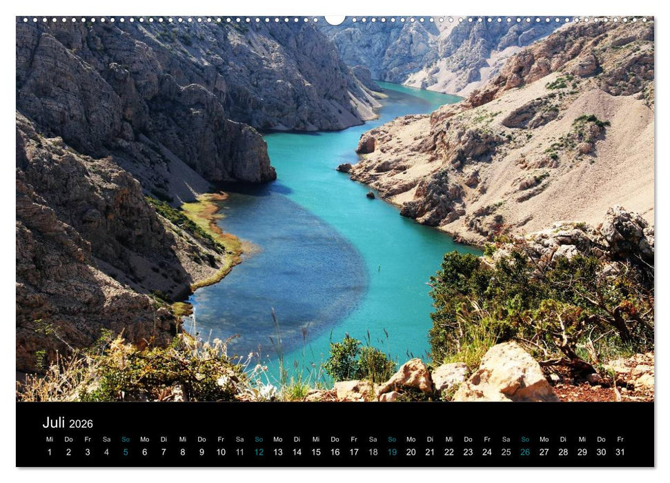 Kroatien (CALVENDO Premium Wandkalender 2026)