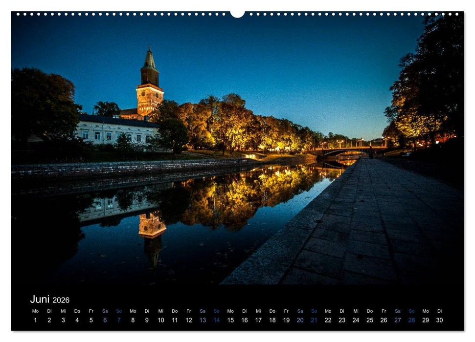 Turku / Finnland (CALVENDO Premium Wandkalender 2026)