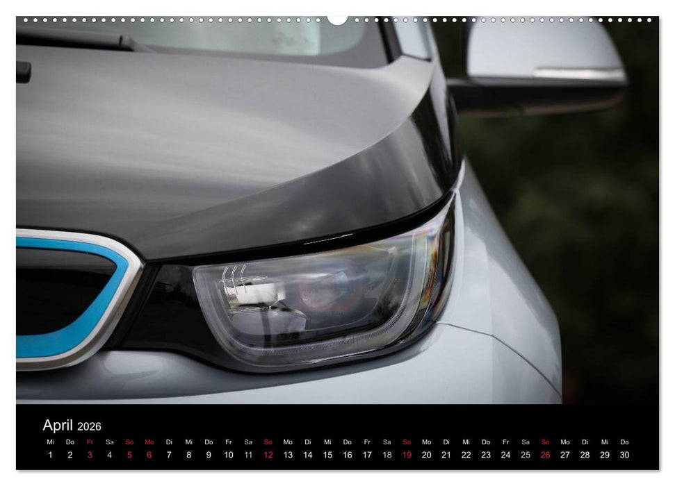 BMW i3 (CALVENDO Premium Wandkalender 2026)